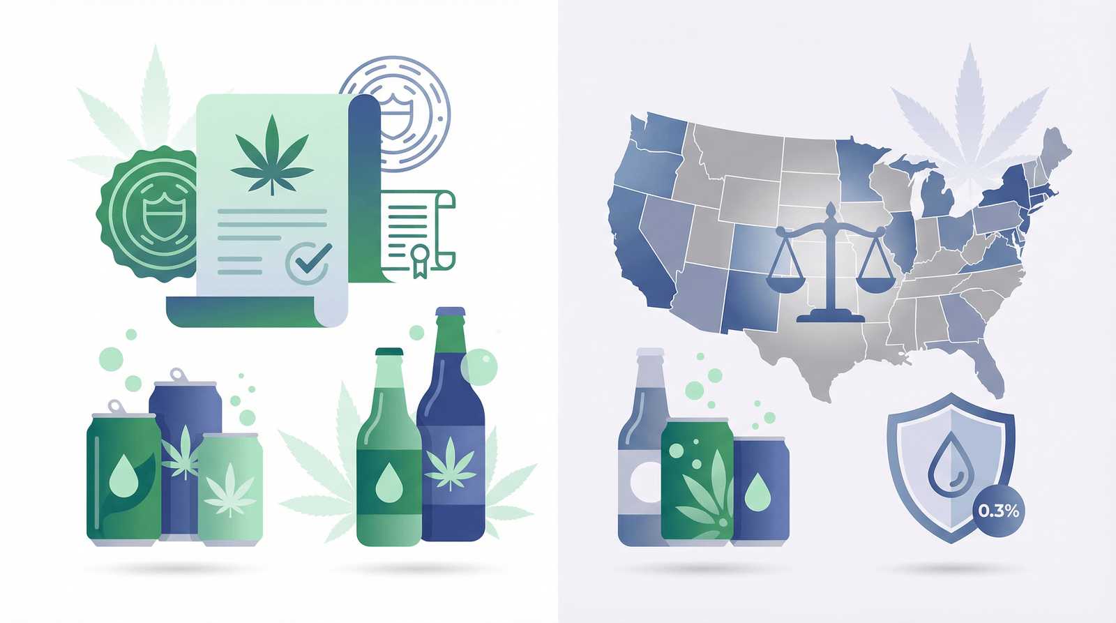 Are THC Drinks Legal in 2025? Hemp Laws & Regulations - Zazzy Marketplace