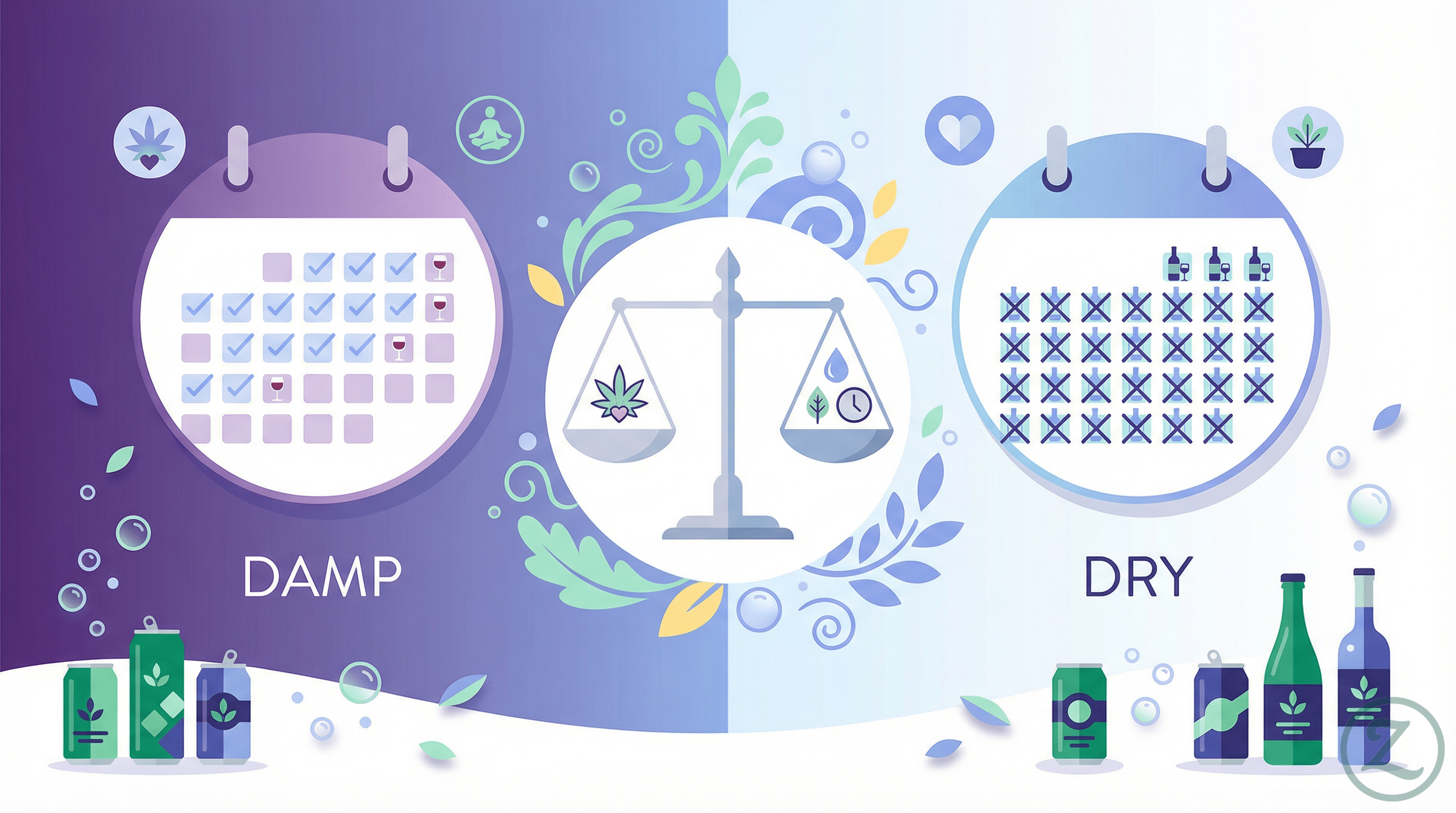 Damp January Rules & Guide - Mindful Drinking Tips - Zazzy Marketplace