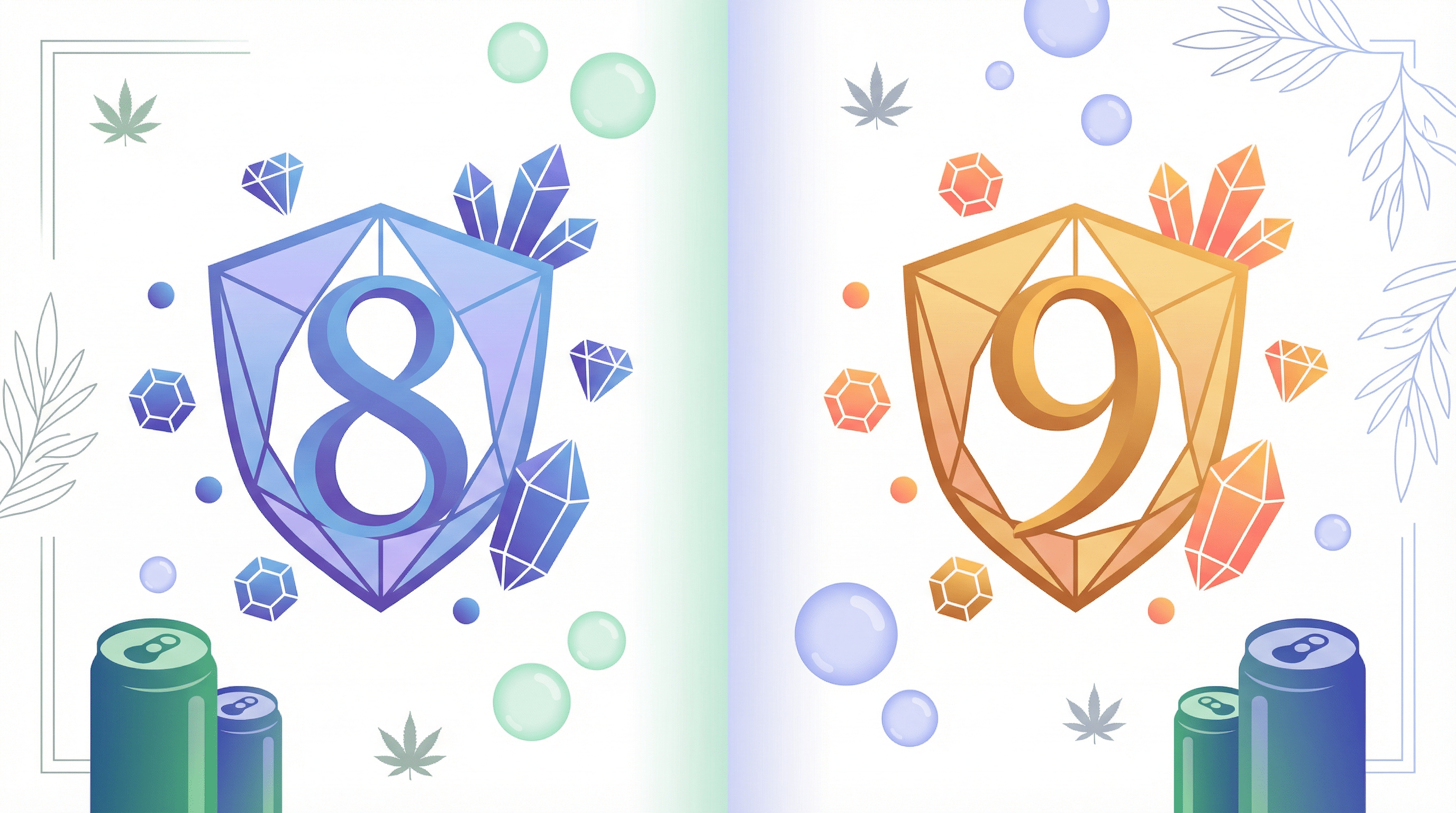 Delta 8 vs Delta 9 THC: Effects, Potency & Legal Status - Zazzy Marketplace