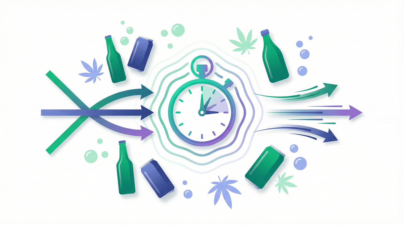 Fast Acting THC Drinks: Quick Onset Cannabis Beverages - Zazzy Marketplace