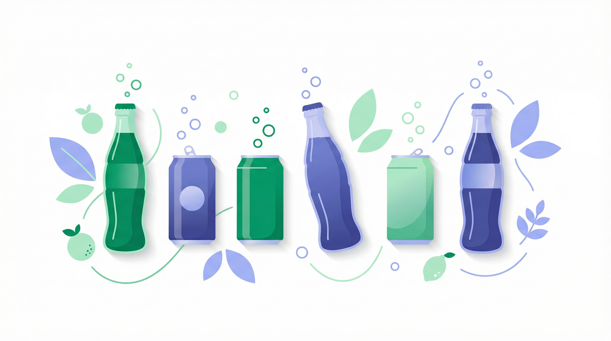 collection thc sodas