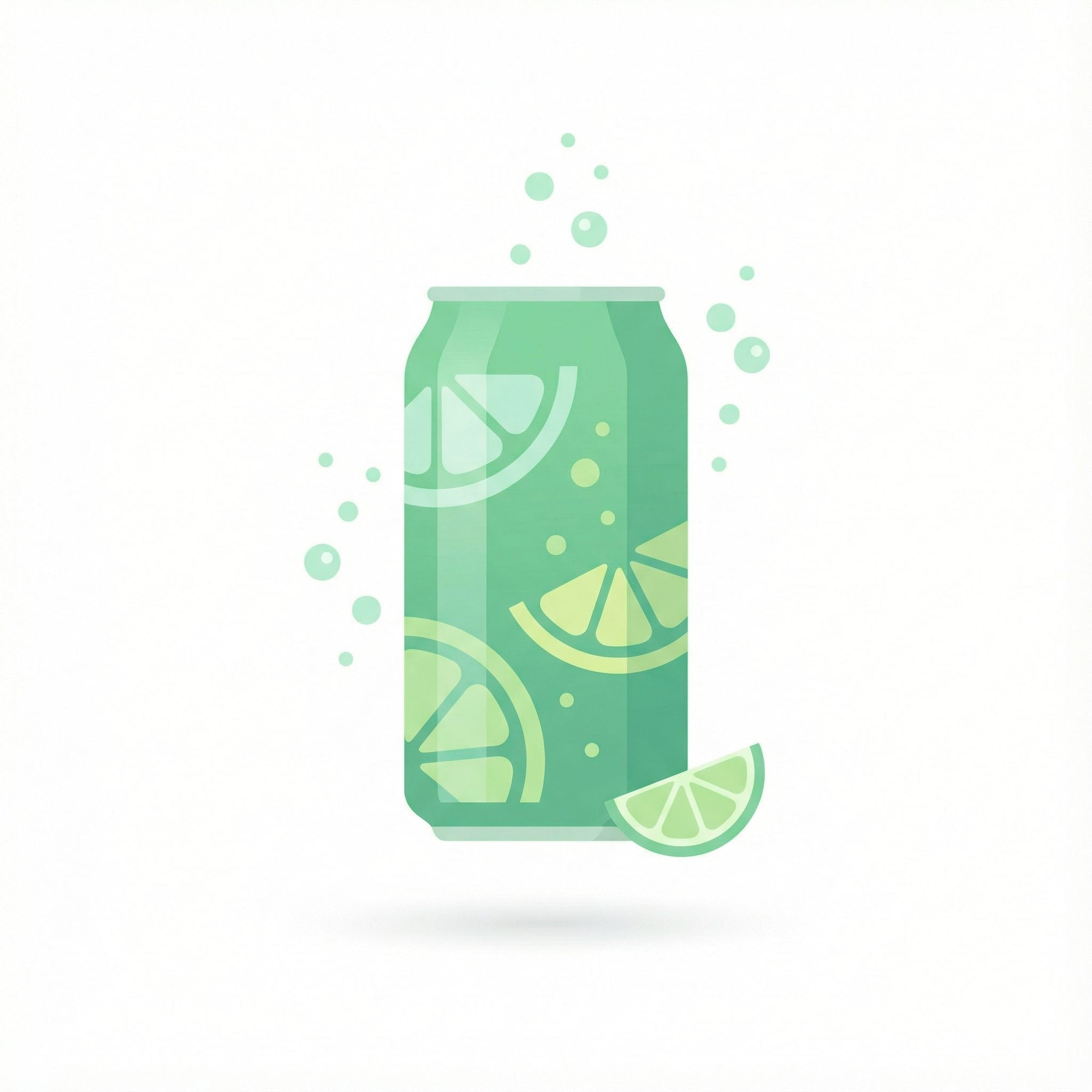 THC seltzer can with citrus and bubbles - Zazzy