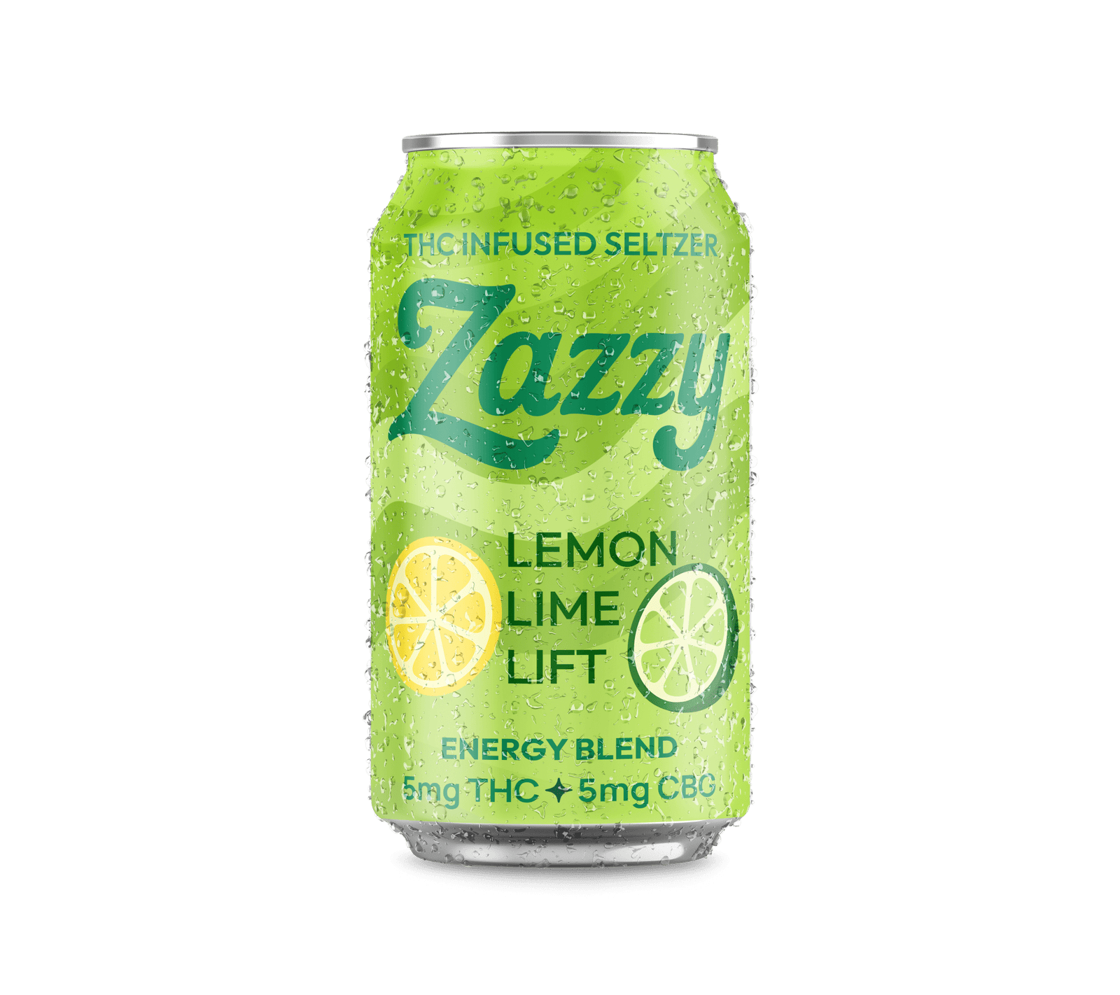 Zazzy Lemon Lime Lift – THC Infused Seltzer - My Store