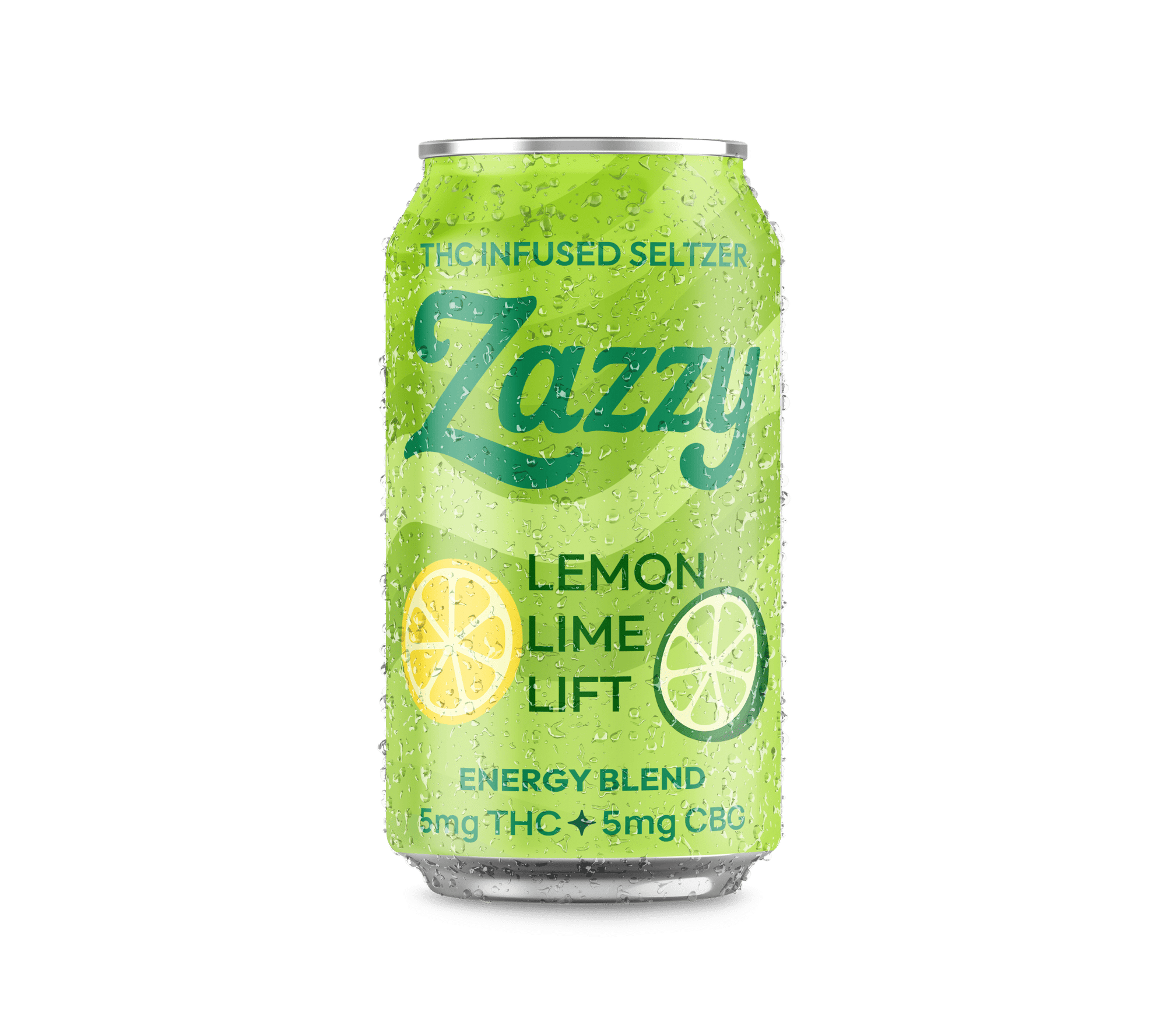 Zazzy Lemon Lime Lift – THC Infused Seltzer - My Store
