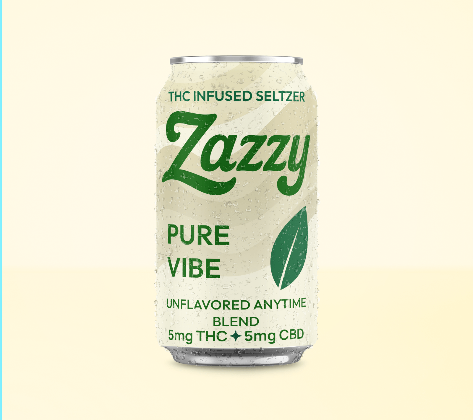 Zazzy Pure Vibe – THC - Infused Seltzer - My Store